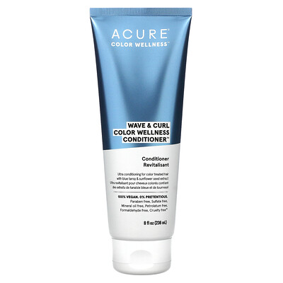 Acure Wave & Curl Color Wellness, кондиционер для волнистых и кучерявых волос, 236 мл (8 жидк. унций)
Acure Wave & Curl Color Wellness, кондиционер для волнистых и кучерявых волос, 236 мл (8 жидк. унций)
