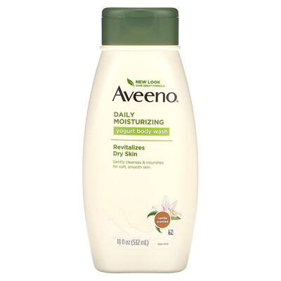 Aveeno Ежедневный увлажняющий гель для душа с йогуртом, ваниль, 532 мл (18 жидк. Унций)
Aveeno Ежедневный увлажняющий гель для душа с йогуртом, ваниль, 532 мл (18 жидк. Унций)
