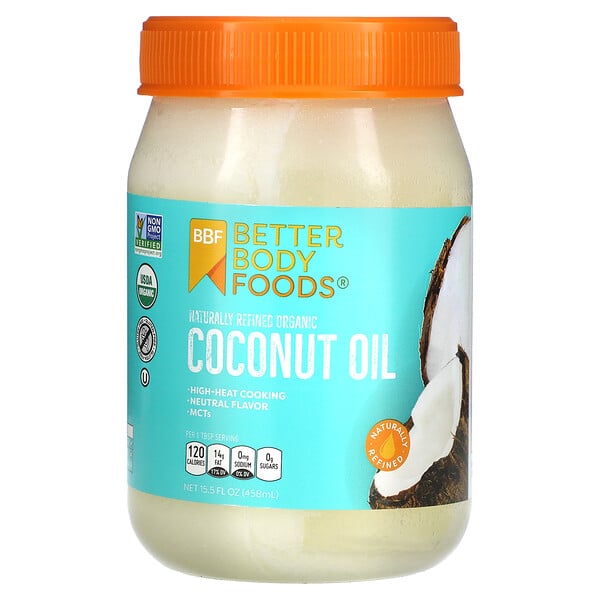 Betterbody Foods Naturally Refined Organic Coconut Oil Fl Oz