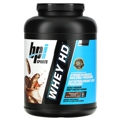 BPI Sports Whey HD Ultra Premium Whey Protein Powder Chocolate Cookie 4.2 lbs (1 900 g)
BPI Sports Whey HD Ultra Premium Whey Protein Powder Chocolate Cookie 4.2 lbs (1 900 g)