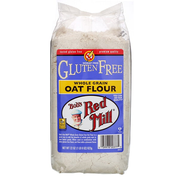 Bob S Red Mill Oat Flour Whole Grain Gluten Free Oz G Iherb