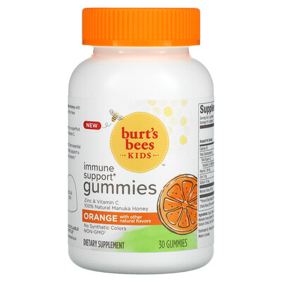 Burt's Bees Для детей, жевательные таблетки для поддержки иммунитета, апельсин, 30 жевательных таблеток
Burt's Bees Для детей, жевательные таблетки для поддержки иммунитета, апельсин, 30 жевательных таблеток