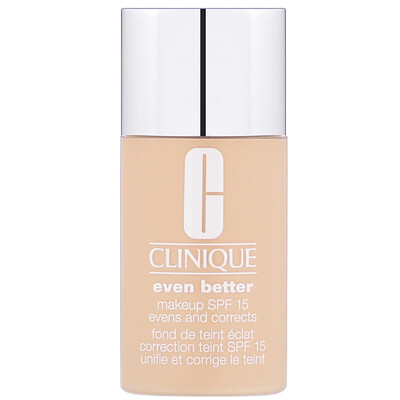 Clinique Even Better Makeup, SPF 15, оттенок 28 «Слоновая кость» (очень светлый), 30 мл (1 жидк. унция)
Clinique Even Better Makeup, SPF 15, оттенок 28 «Слоновая кость» (очень светлый), 30 мл (1 жидк. унция)