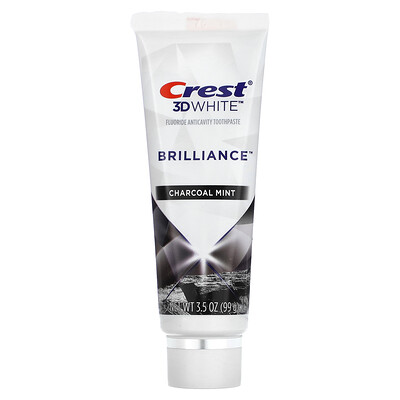 Crest 3D White Brilliance Fluoride AnticavityToothpaste Charcoal Mint 3.5 oz (99 g)
Crest 3D White Brilliance Fluoride AnticavityToothpaste Charcoal Mint 3.5 oz (99 g)