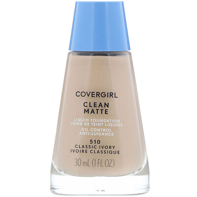 Covergirl Clean Matte, жидкая тональная основа, оттенок 510 «Классическая слоновая кость», 30 мл (1 жидк. унция)
Covergirl Clean Matte, жидкая тональная основа, оттенок 510 «Классическая слоновая кость», 30 мл (1 жидк. унция)