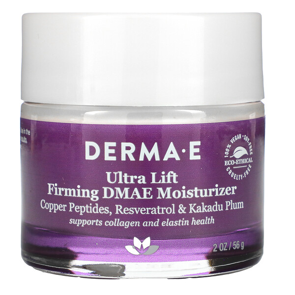 Derma E, Увлажняющее средство с ДМАЭ, придающее коже упругость, с альфа-липоевой кислотой и эфиром витамина C, 56 г (2 унции)