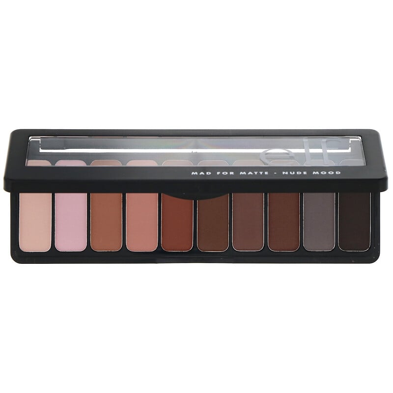 E L F Mad For Matte Eyeshadow Palette Nude Mood Oz G Iherb