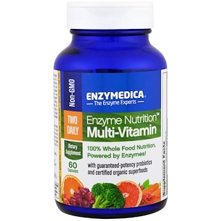 Enzymedica, Мультивитамины Enzyme Nutrition, 60 капсул
