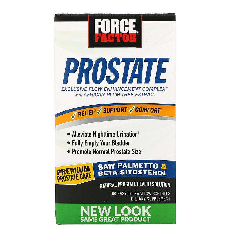 Force Factor Prostate Natural Prostate Health Solution Easy To