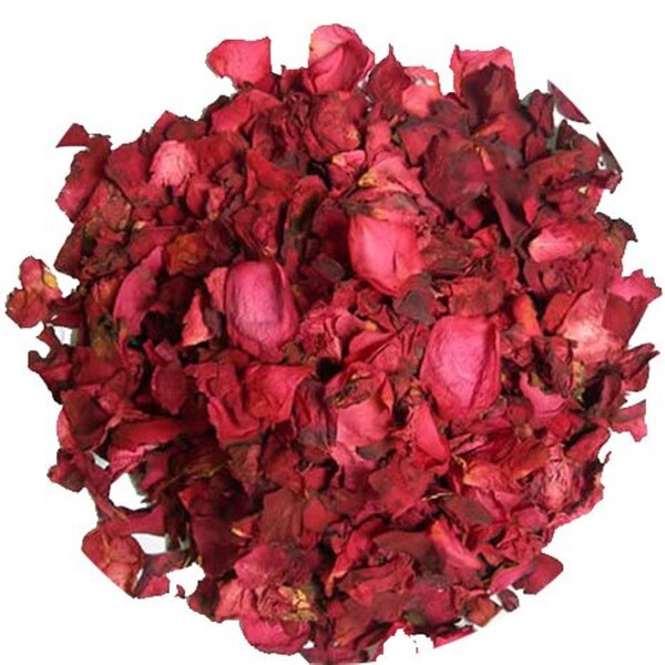 Frontier Natural Products, Цельные бутоны и лепестки красной розы, 16 унций (453 г)