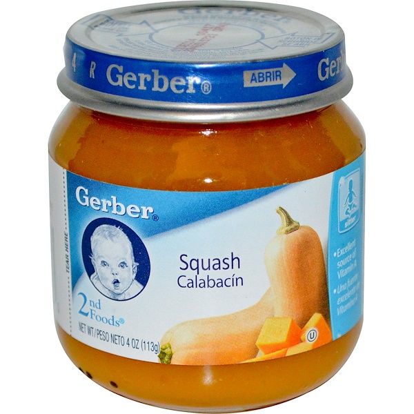 Gerber Nd Foods Squash Oz G Iherb