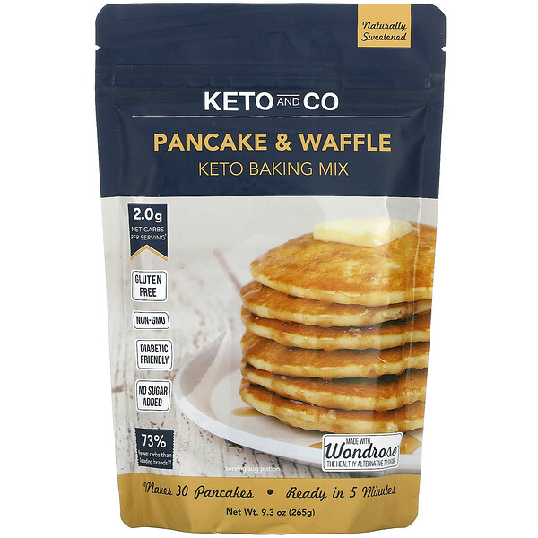 Keto And Co Keto Baking Mix Pancake Waffle Oz G Iherb