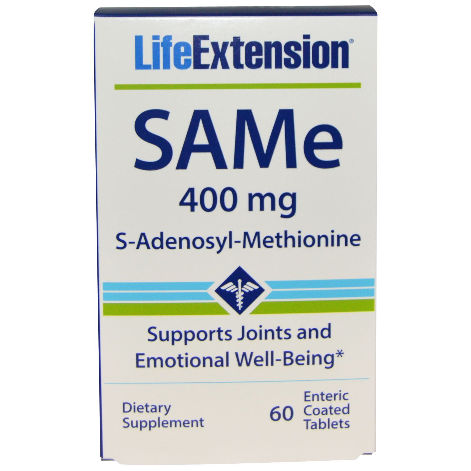 life extension, same (s-adenosyl-l-methionine), 400 mg, 60