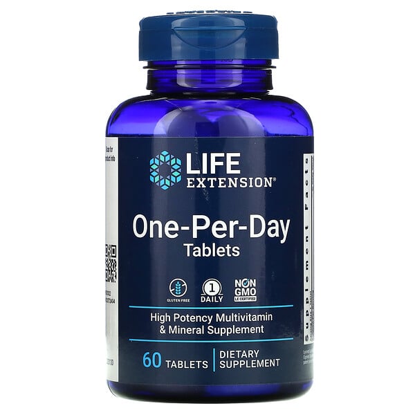 Life Extension, Одна таблетка в день, 60 таблеток