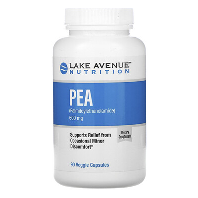 Lake Avenue Nutrition ПЭА (пальмитоилэтаноламид), 600 мг в 1 порции, 90 растительных капсул
Lake Avenue Nutrition ПЭА (пальмитоилэтаноламид), 600 мг в 1 порции, 90 растительных капсул