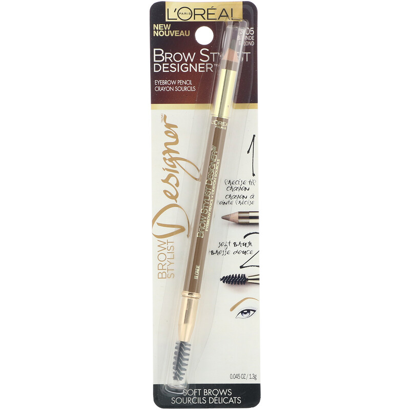 L Oreal Brow Stylist Designer Eyebrow Pencil 305 Blonde 045 Oz 1 3