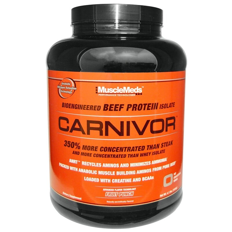 Musclemeds Carnivor Bioengineered Beef Protein Isolate Fruit Punch