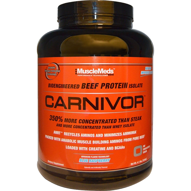 Musclemeds Carnivor Bioengineered Beef Protein Isolate Blue