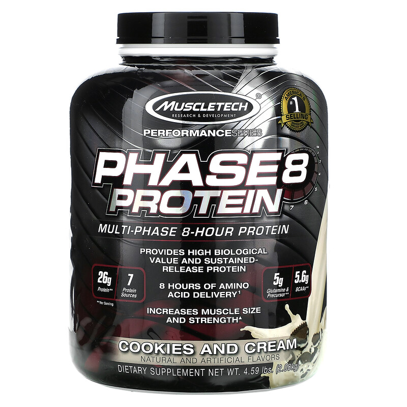 Muscletech Serie De Alto Rendimiento Phase Horas De Multifase De