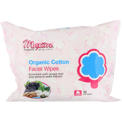 Maxim Hygiene Products Влажные салфетки для лица, из органического хлопка, 30 шт.
Maxim Hygiene Products Влажные салфетки для лица, из органического хлопка, 30 шт.
