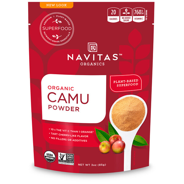 Navitas Organics, Organic Camu Powder, 85 г (3 унции)