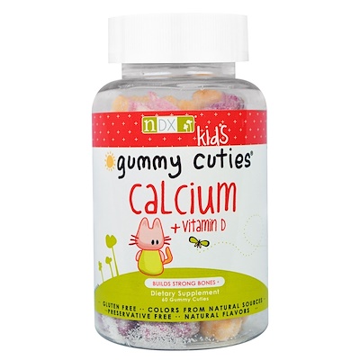Natural Dynamix (NDX) Жевательные фигурки Gummy Cuties для детей, кальций + витамин D, 60 жевательных фигурок
Natural Dynamix (NDX) Жевательные фигурки Gummy Cuties для детей, кальций + витамин D, 60 жевательных фигурок