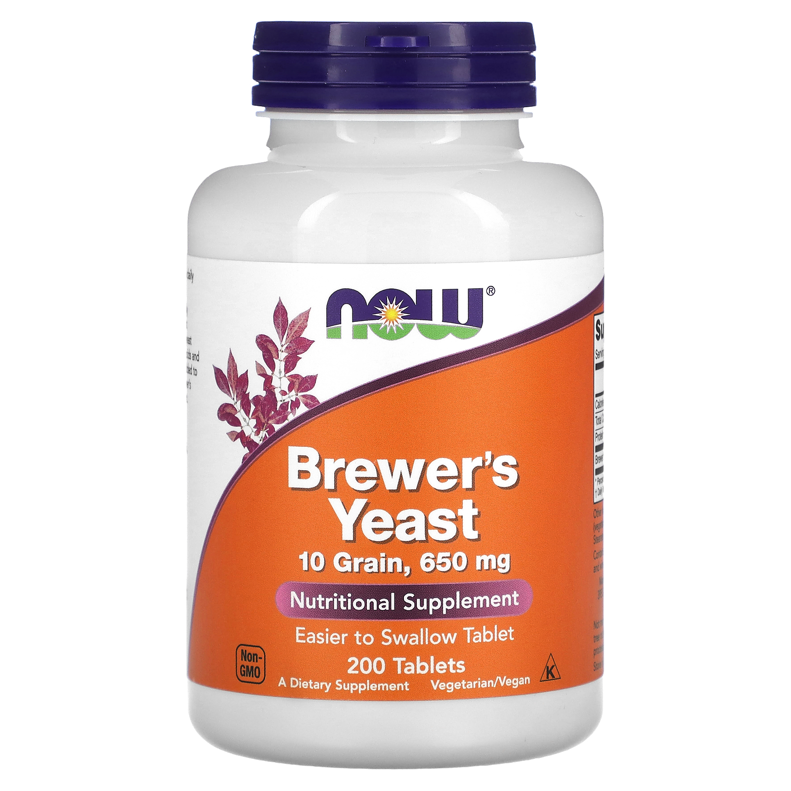 NOW Foods Brewer S Yeast 200 Tablets