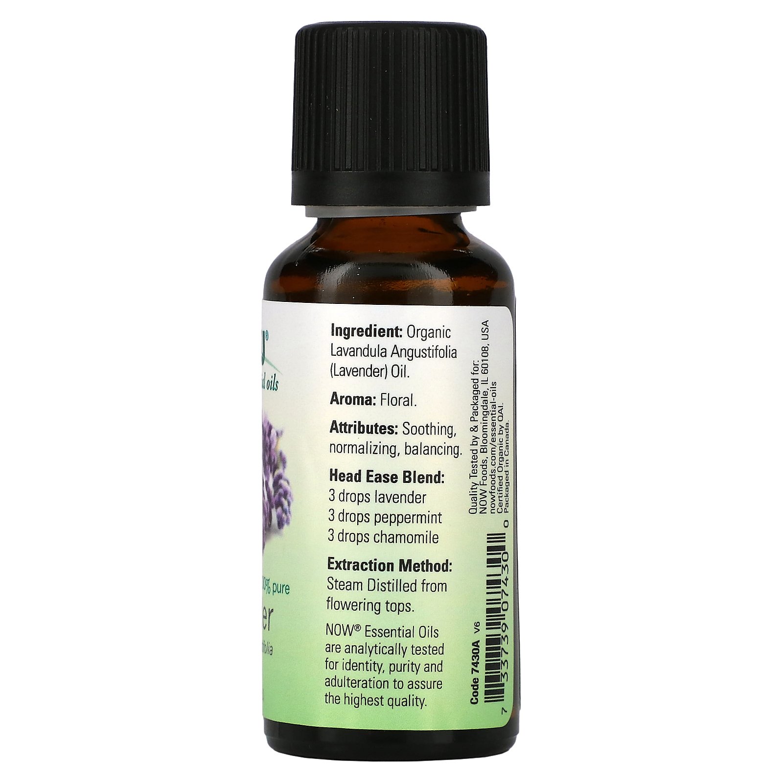 Now Foods Organic Essential Oils Lavender Fl Oz Ml