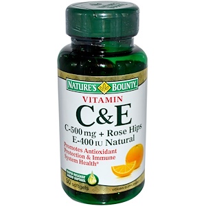 Nature S Bounty Vitamin C E 50 Softgels IHerb