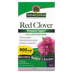 Nature S Answer Red Clover Mg Vegetarian Capsules