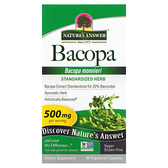 Nature S Answer Bacopa Mg Vegetarian Capsules