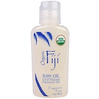 Organic Fiji Organic Raw Oil Cold Pressed Coconut Oil Fragrance Free