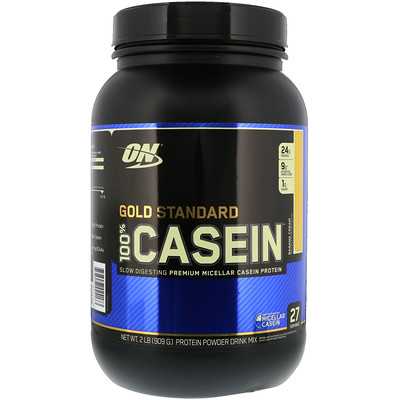 Optimum Nutrition Gold Standard 100% Casein, казеин со вкусом банана, 909 г (2 фунта)
Optimum Nutrition Gold Standard 100% Casein, казеин со вкусом банана, 909 г (2 фунта)