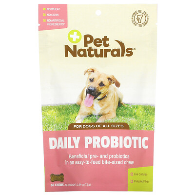 Pet Naturals ежедневный пробиотик для собак всех размеров 60 жевательных таблеток 72 г (2 55 унции)
Pet Naturals ежедневный пробиотик для собак всех размеров 60 жевательных таблеток 72 г (2 55 унции)