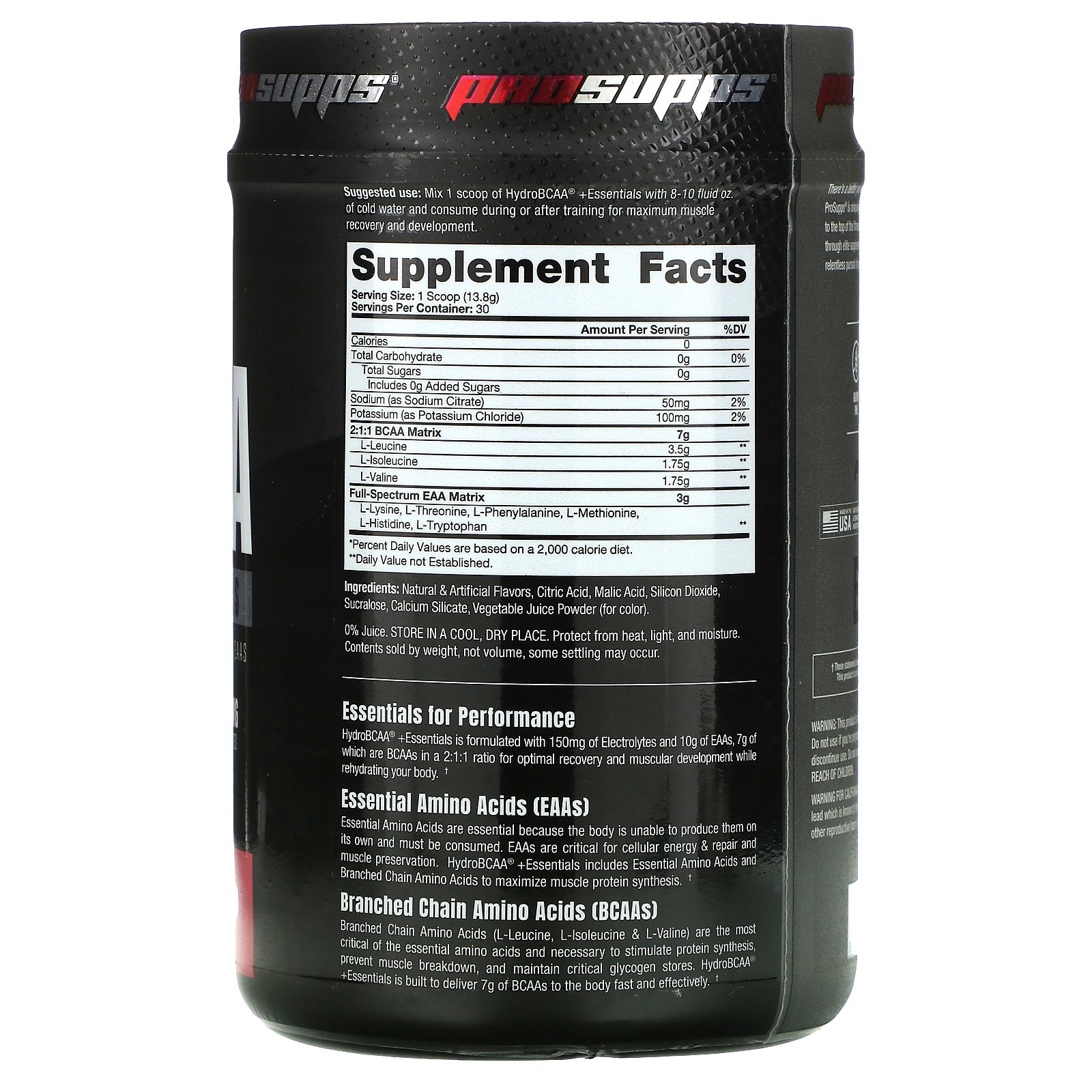 Prosupps Hydro Bcaa Essentials Watermelon Oz G Iherb