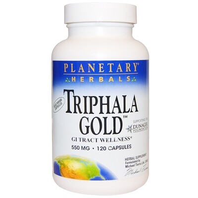 Planetary Herbals Трифала Голд, здоровье желудочно-кишечного тракта, 550 мг, 120 капсул
Planetary Herbals Трифала Голд, здоровье желудочно-кишечного тракта, 550 мг, 120 капсул