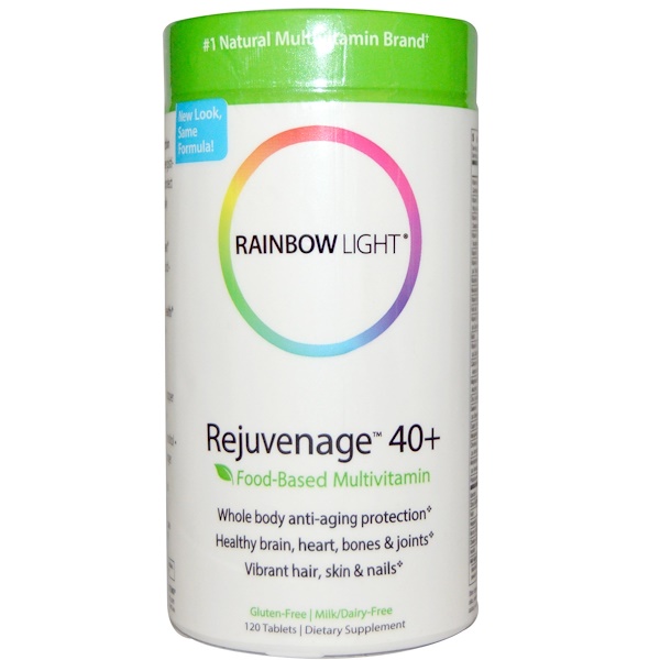 Rainbow Light, Rejuvenage 40+, пищевой мультивитамин, 120 таблеток (Discontinued Item)