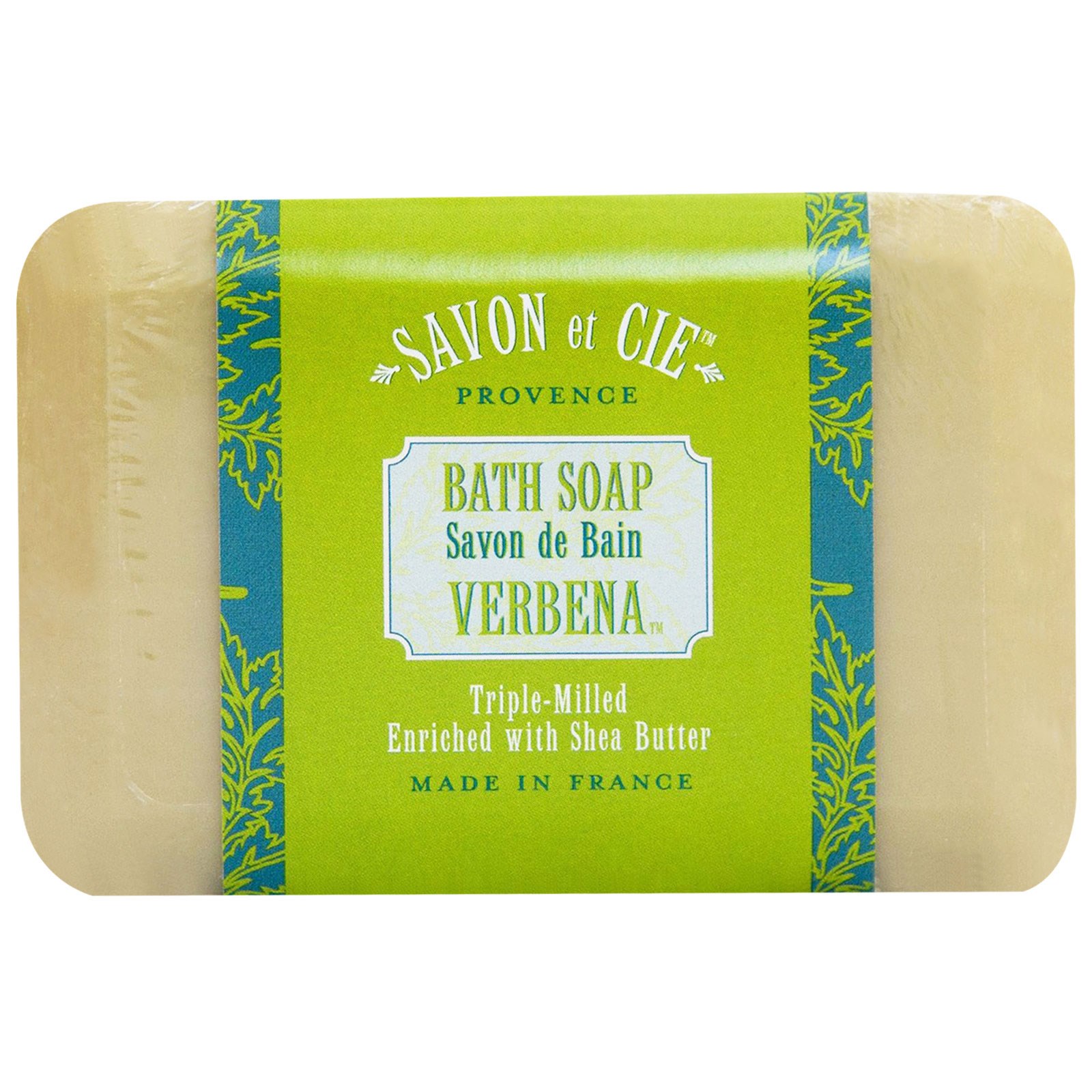 savon et cie, bath soap, verbena, 7 oz (200 g) (discontinued