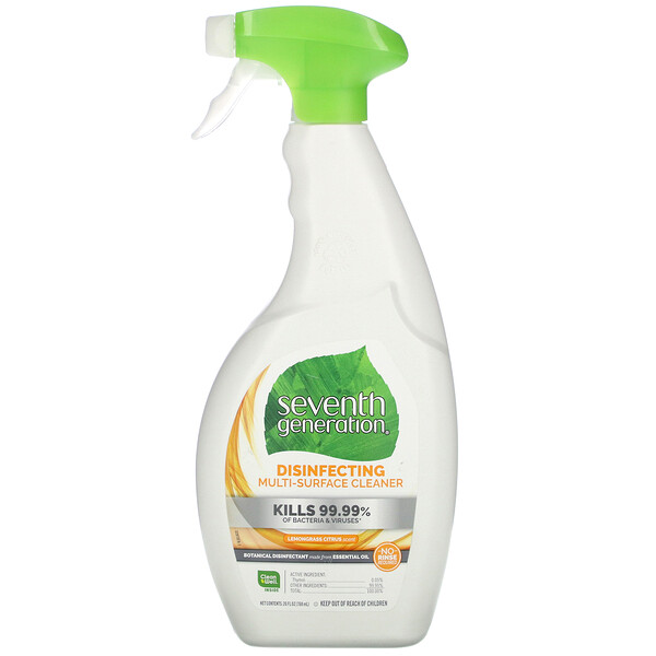 Seventh Generation Disinfecting Multi Surface Cleaner Lemongrass