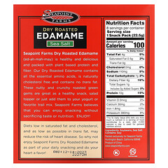 Seapoint Farms Dry Roasted Edamame Sea Salt 8 Snack Packs 0 79 Oz