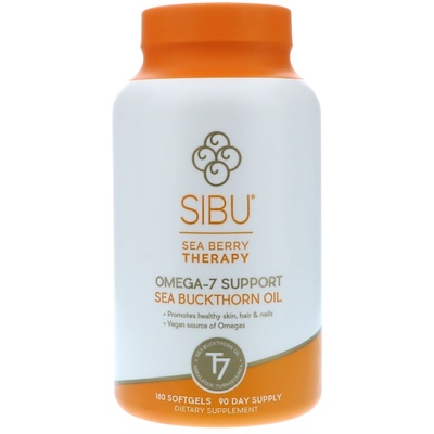 Sea Berry Therapy, поддержка омега-7, облепиховое масло, 180 мягких желатиновых капсул
Sea Berry Therapy, поддержка омега-7, облепиховое масло, 180 мягких желатиновых капсул