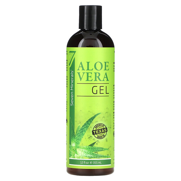 Seven Minerals Aloe Vera Gel 12 Fl Oz 355 Ml