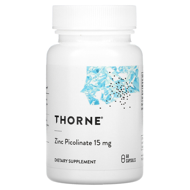 Thorne Zinc Picolinate 15 Mg 60 Capsules