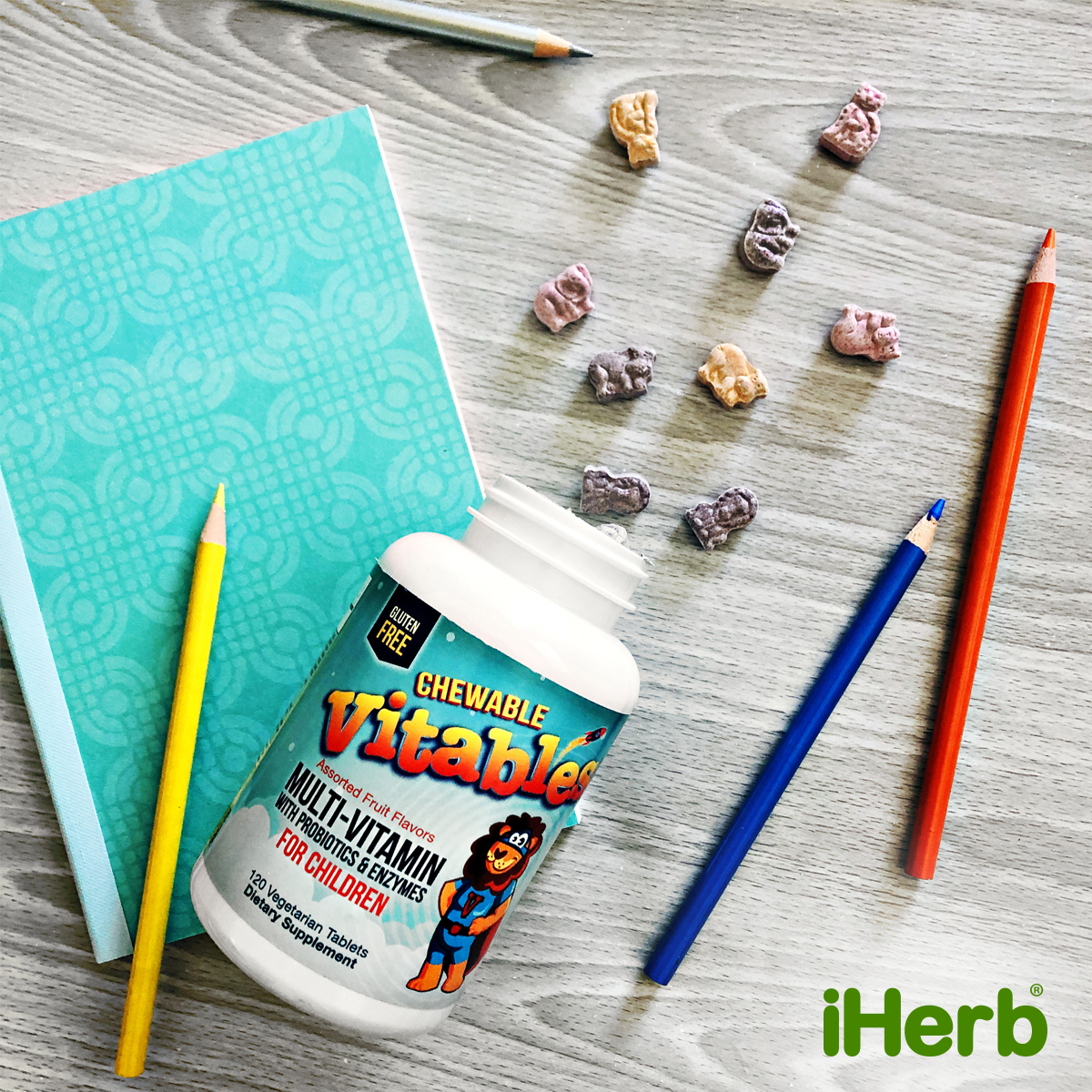 vitables, chewable multi-vitamins with probiotics