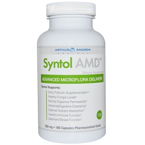 Arthur Andrew Medical, Syntol AMD, добавка для улучшения микрофлоры 180 капсул