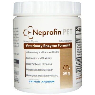 Arthur Andrew Medical Формула с энзимами Neprofin Pet, 50 г