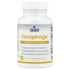 Floraphage®, засіб для підвищення ефективності пробіотика, 30 капсул (1 000 000 БУО в капсулі)