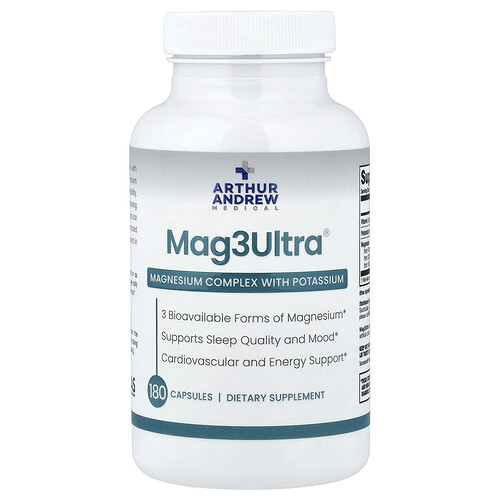 Arthur Andrew Medical Mag3Ultra®, 180 Capsules