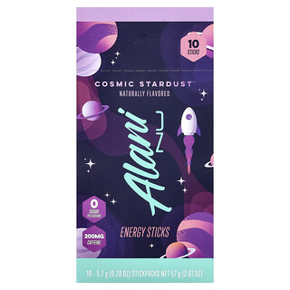 Alani Nu, Energy Bastões, Cosmic Starlast™, 10 Pacotes, 5,7 g (0,2 oz) Cada