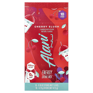 Alani Nu, Energy Drink Mix, cherry slush, 10 ტაბლეტი თითოეული 0,27 გ